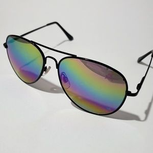 Betsey Johnson rainbow lens glasses
